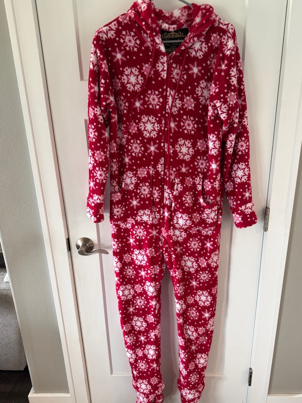 Cozy Snowflake Women’s Onesie Pajamas